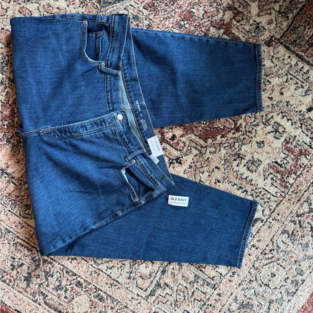 Old Navy Women's High Rise Dark Blue Jeans